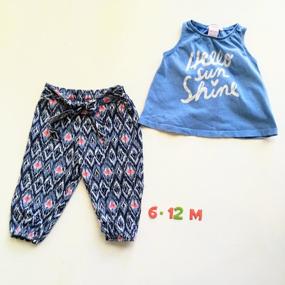 Joe Fresh Other - 🍍Joe Fresh Boho Baby Girl Set - 6-12M